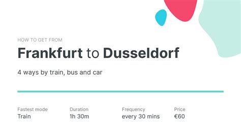Frankfurt to dusseldorf bus